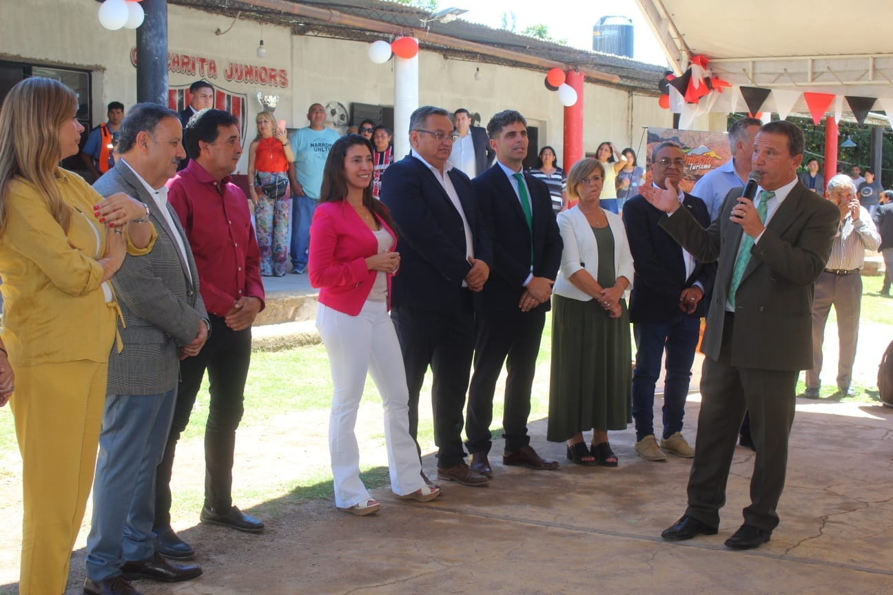 EN EL DÍA DE DE CHILECITO: OBRA INAUGURADA EN EL CLUB CHACARITA DE SAÑOGASTA