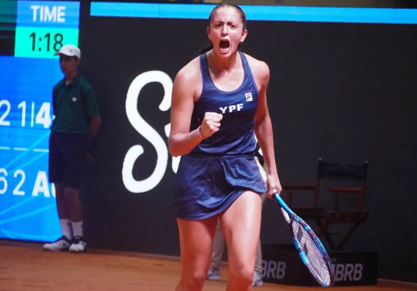 ARGENTINA OPEN 2024: CONTUNDENTE TRIUNFO DE ORTENZI EN EL DEBUT