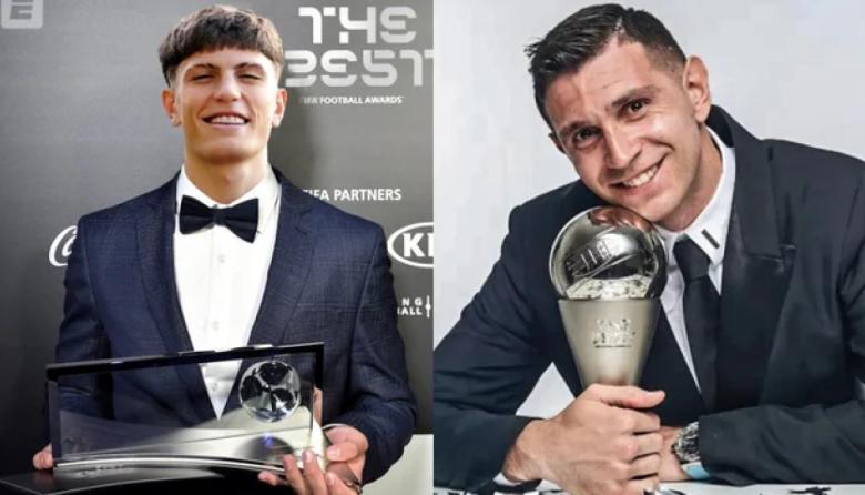 DIBU MARTÍNEZ Y GARNACHO, LOS ARGENTINOS GANADORES EN THE BEST