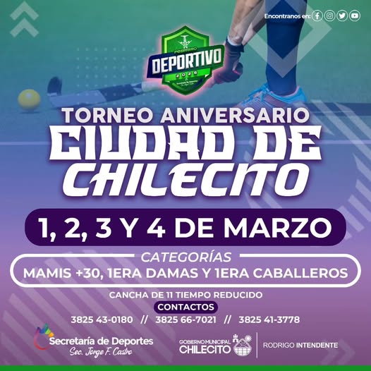 SÁBADO Y DOMINGO DE LA COPA CIUDAD DE CHILECITO DE HOCKEY