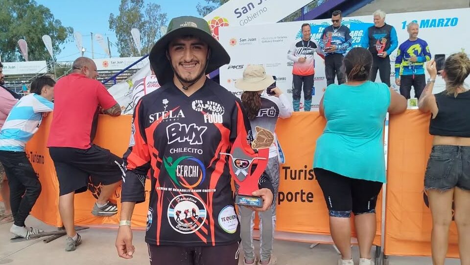 BMX EN SAN JUAN: FEDE FLORES FUE TERCERO EN LA PRIMERA DEL ARGENTINO