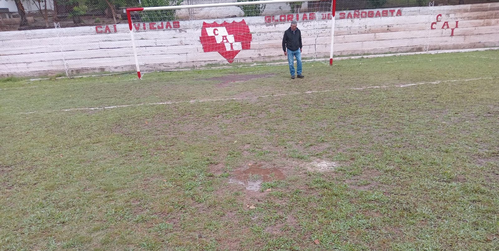 FÚTBOL DE SAÑOGASTA SUSPENDIDO POR LAS CONDICIONES CLIMÁTICAS