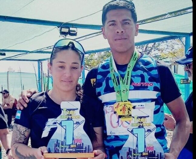 NAHUEL LAZO Y BELÉN DÍAZ, GANARON LOS 19K. EN TRAIL “CABLE CARRIL RACE”