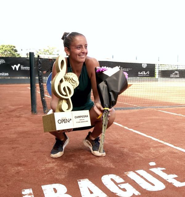 TENIS – COLOMBIA: JAZMÍN ORTENZI CAMPEONA EN EL ITF DE IBAGUE