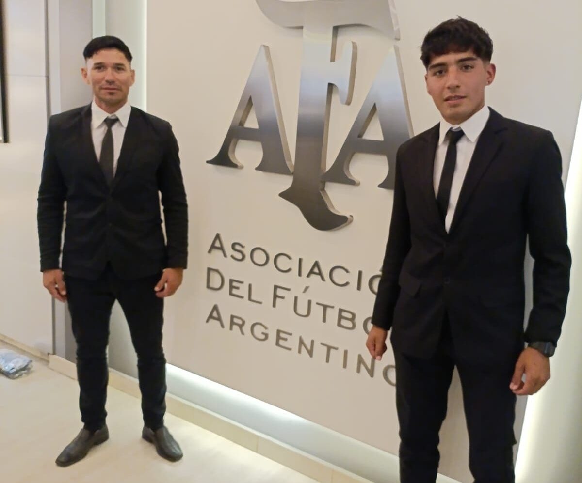 ÁRBITROS: MIGUEL BARAHONA Y RODRIGO NAVARRO FIRMARON CON AFA