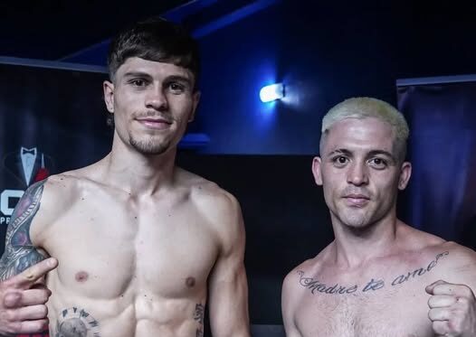 “JAVI” POZO  COMBATE ANTE EL BONAERENSE SOSA EN LA FAB