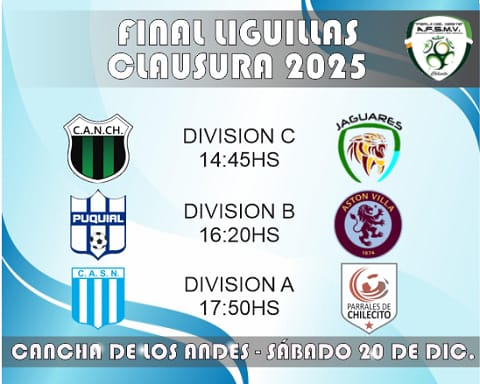 FÚTBOL SENIORS: PARRALES DE CHILECITO VA POR EL TÍTULO, SAN  NICOLÁS POR UN FINAL MÁS