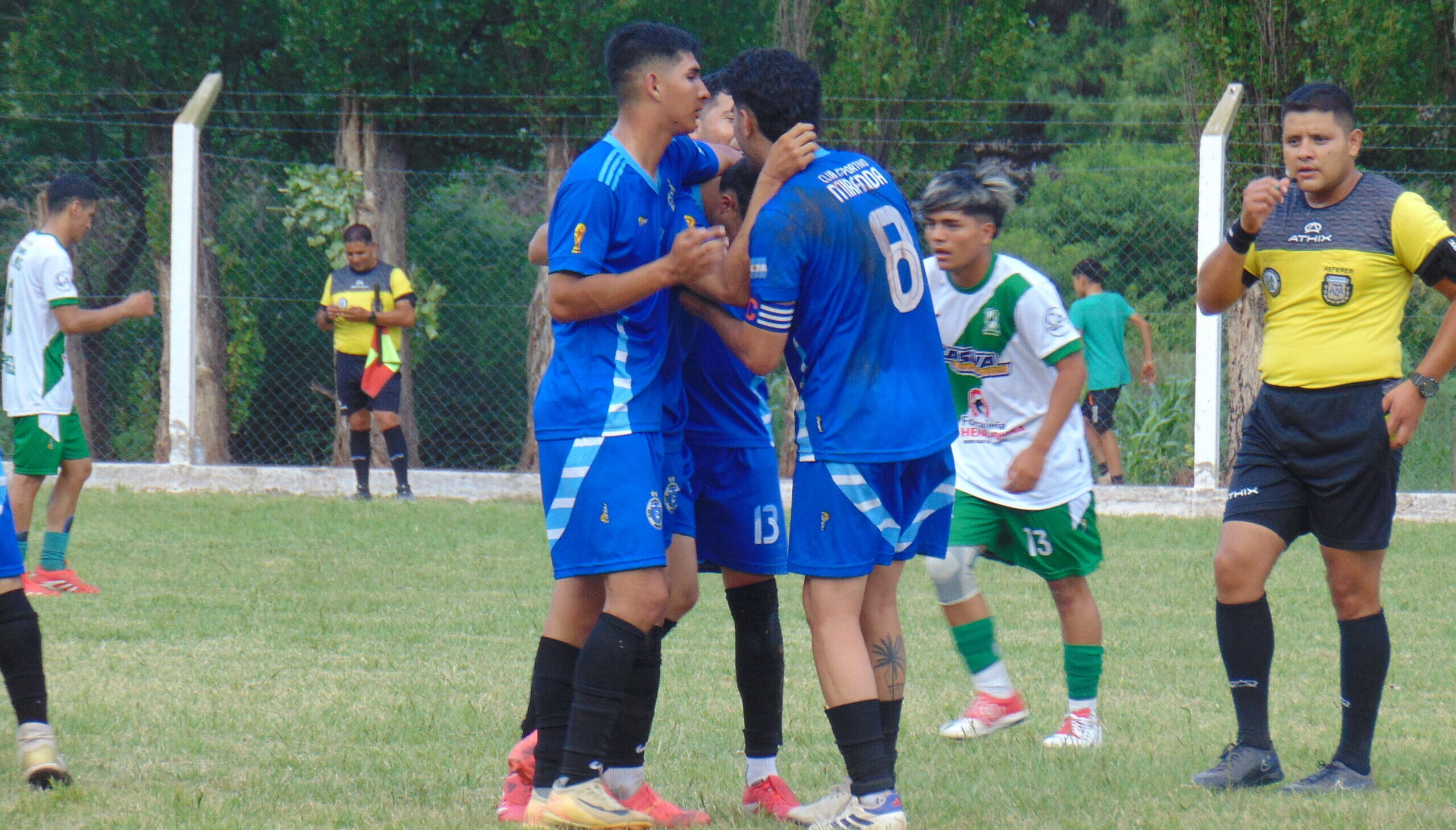 FÚTBOL DE SAÑOGASTA: EN EL ESTRENO, LOS “BLUS” DE MIRANDA GOLEARON A OLIVERO, Y VICTORIA DE “CHACA” ANTE EL ROJO