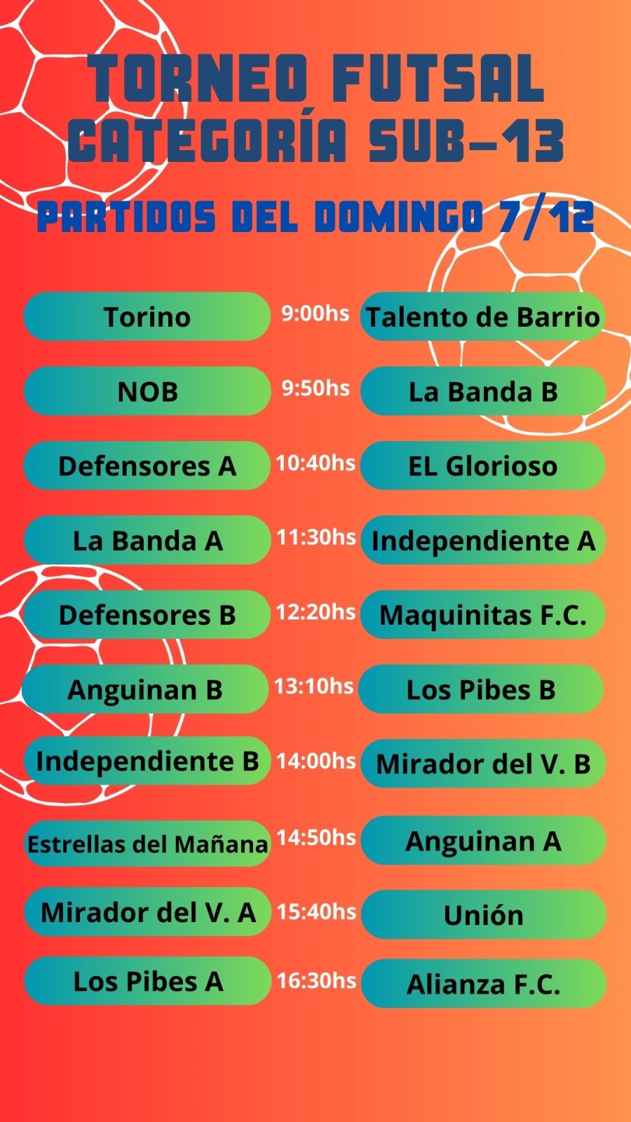 EN NEWELL´S, LA JORNADA FINAL DEL FUTSAL SUB.13