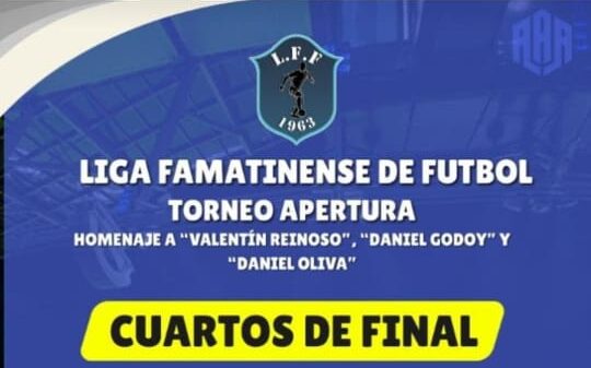 FÚTBOL DE FAMATINA: COMIENZA LA LIGUILLA CAMPEONATO