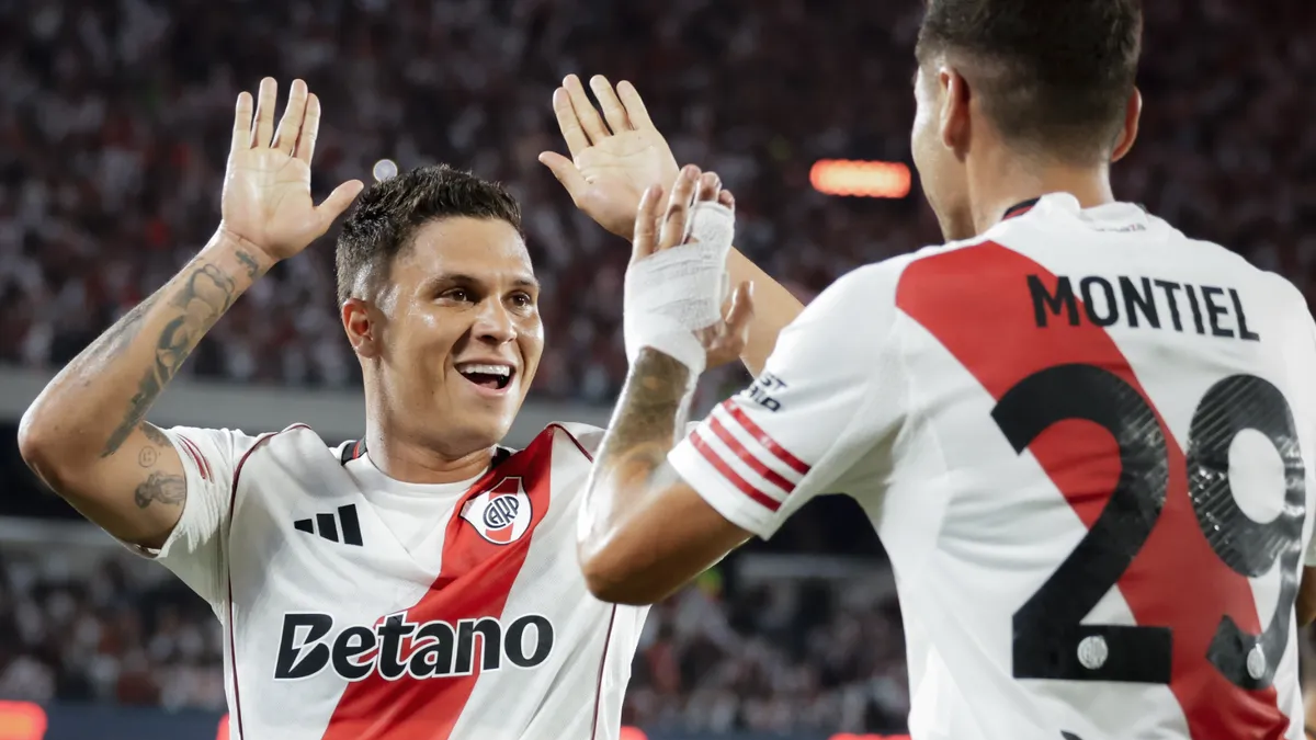 DE LA MANO DE JUANFER, RIVER SUPERÓ A GIMNASIA