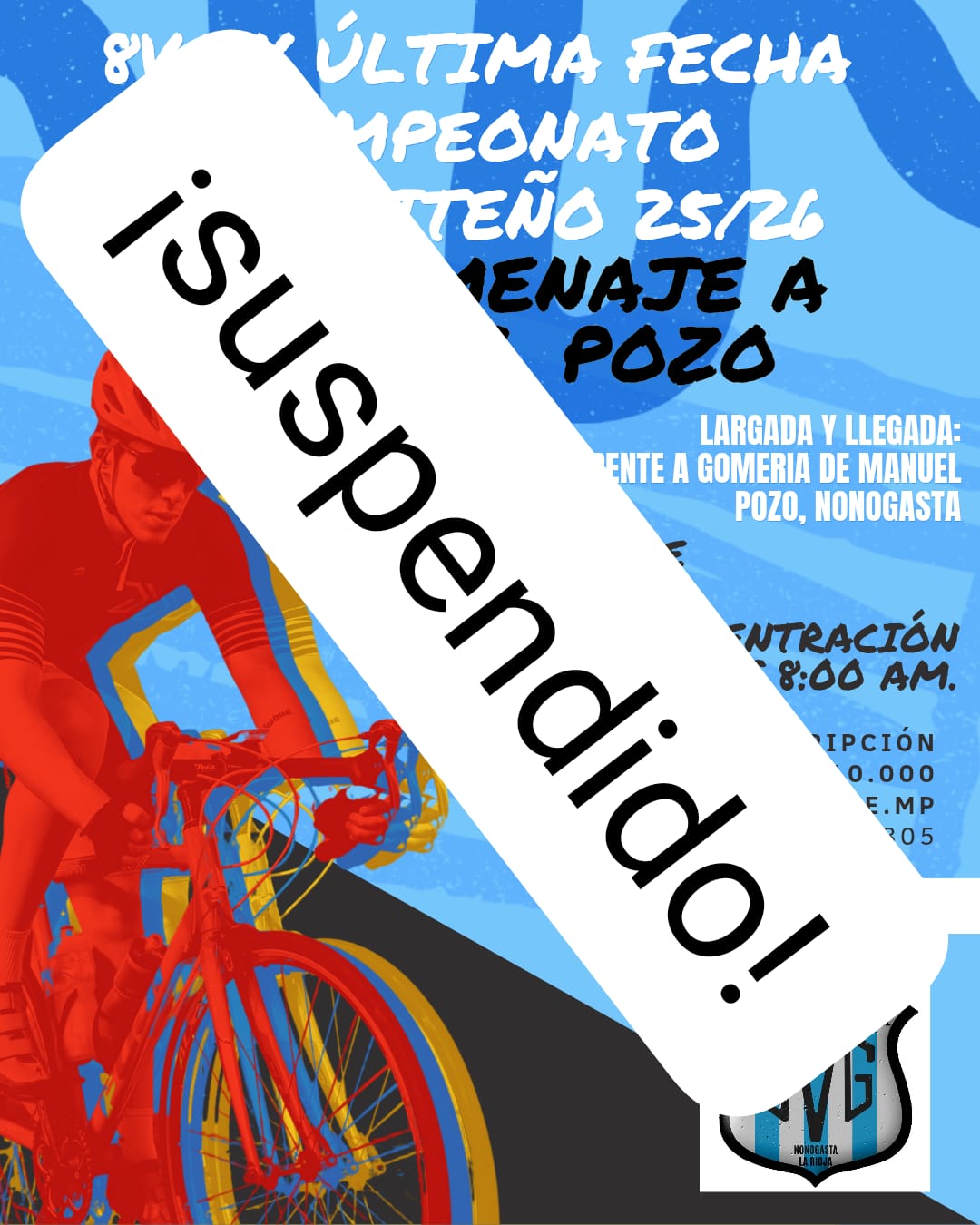 CICLISMO: EL CIERRE DEL CAMPEONATO DE ACOR PASA PARA EL 1 DE MARZO