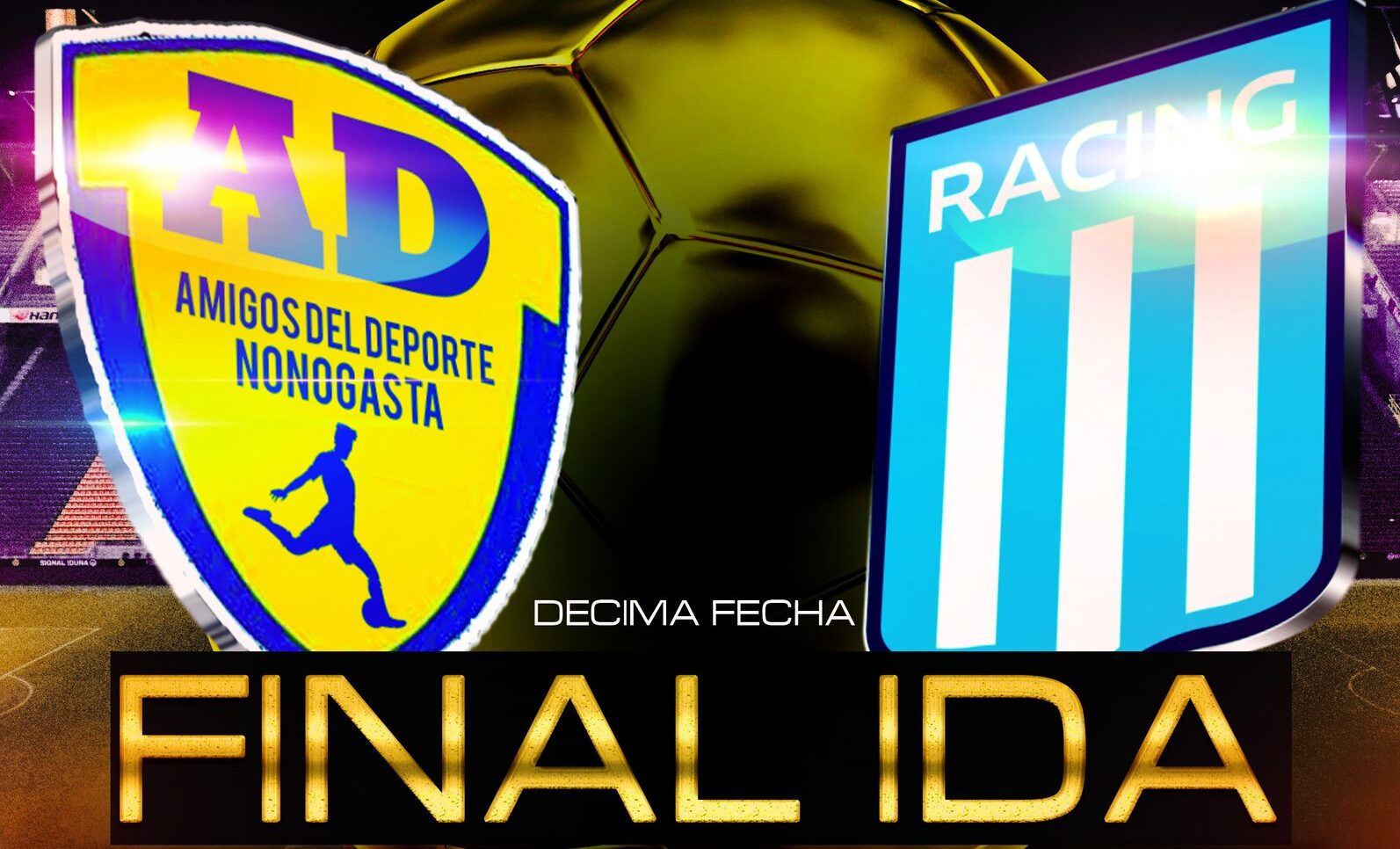 FÚTBOL DE NONOGASTA: RACING Y AMIGOS, ANIMAN LA PRIMERA FINAL ESTE MIÉRCOLES