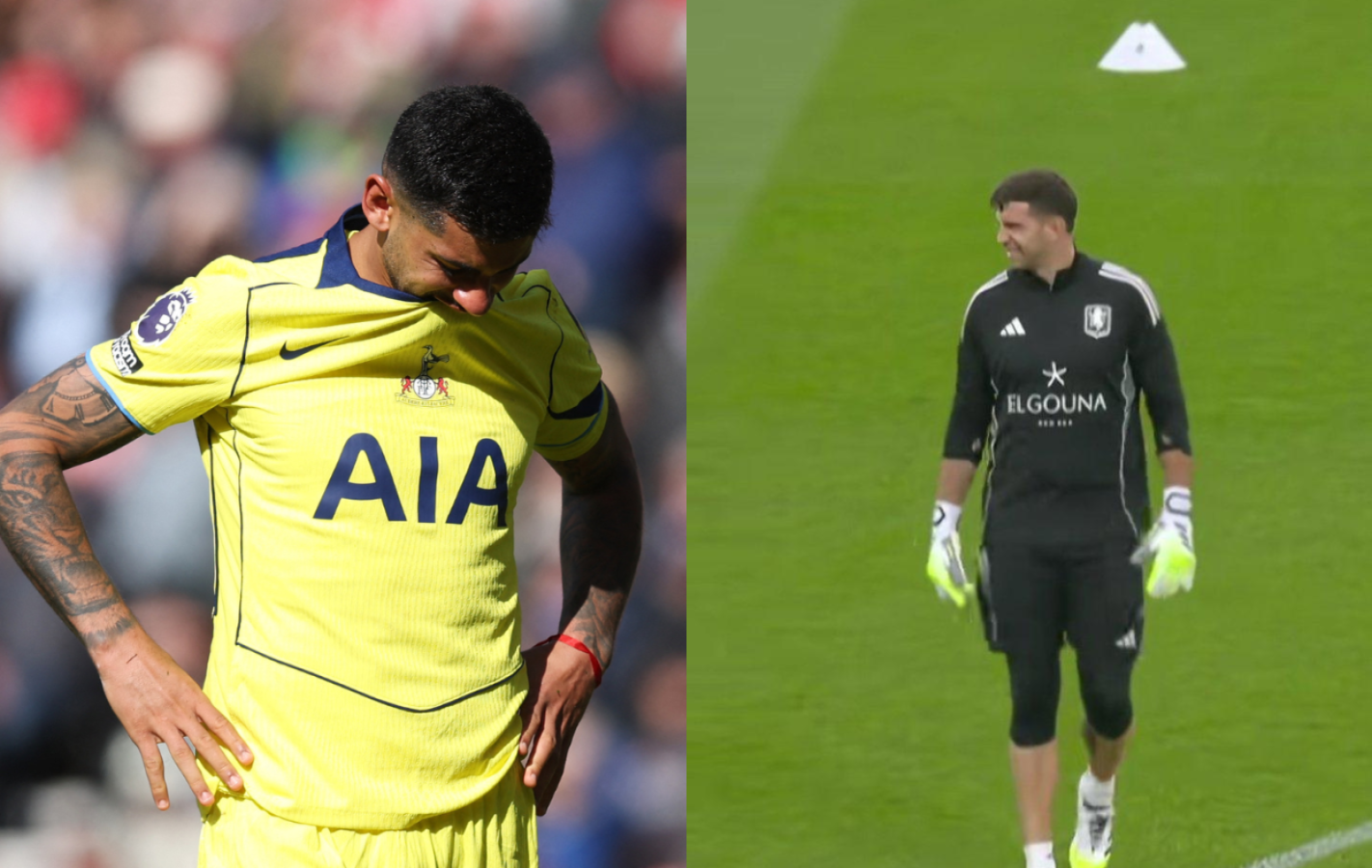 ALARMAS EN LA SELECCIÓN: DIBU MARTÍNEZ Y “CUTI” ROMERO SE FUERON LESIONADOS EN LA PREMIER LEAGUE