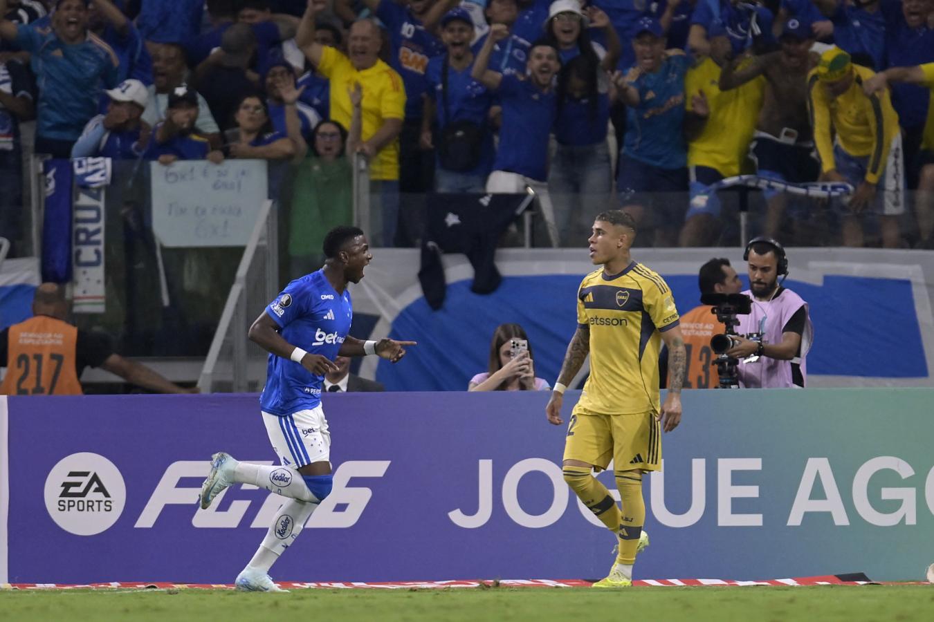 EN BRASIL, BOCA PERDIÓ CON CRUZEIRO EL INVICTO EN LA LIBERTADORES