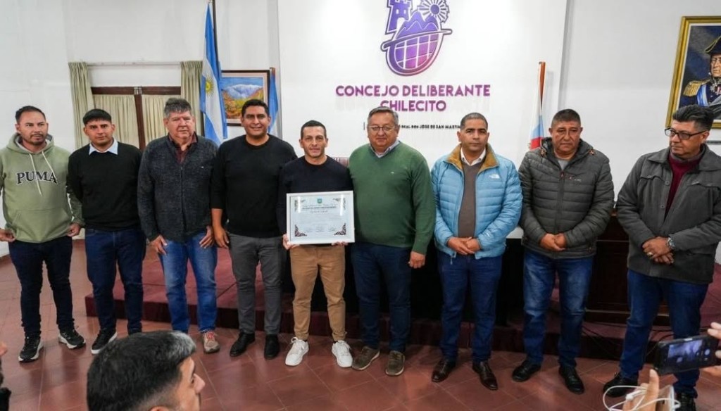 RECONOCIMIENTO A GABRIEL CHADE EN EL CONCEJO DELIBERANTE DE CHILECITO
