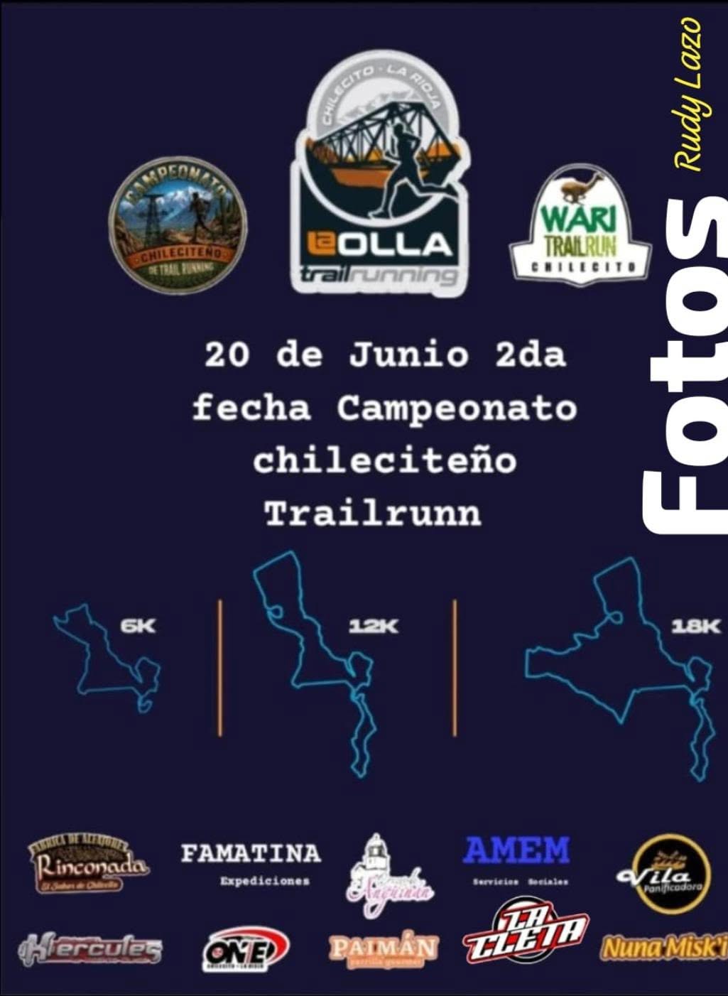 EN “LA OLLA” SE CORRE LA SEGUNDA DEL CAMPEONATO CHILECITEÑO DE TRAIL RUNNING