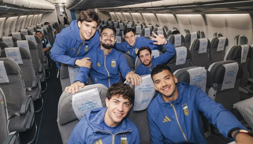 LA SELECCIÓN ARGENTINA ARRIBÓ A ESTADOS UNIDOS, CON LA ILUSIÓN MUNDIALISTA