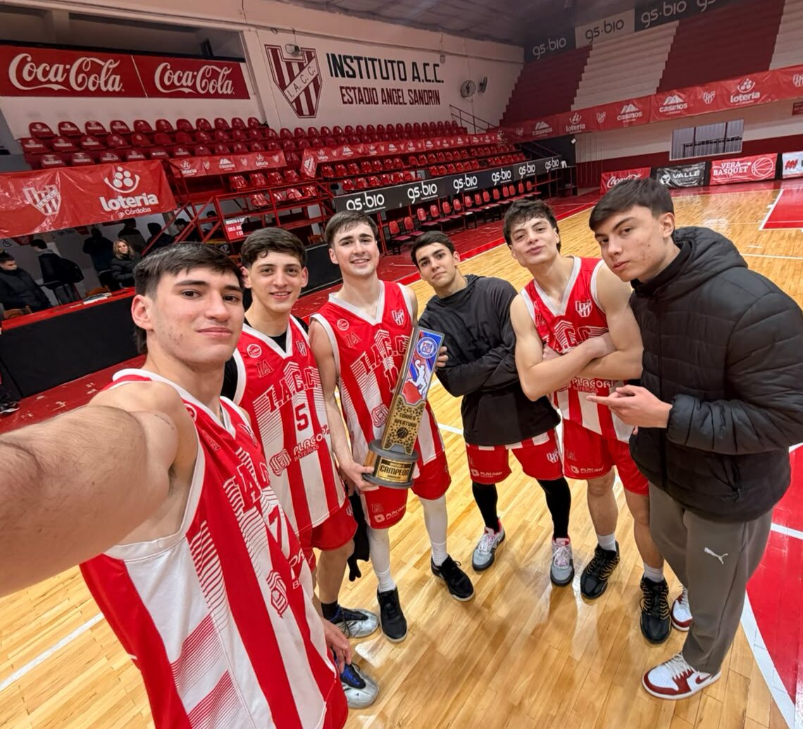 BÁSQUET: BAUISTA AGUILAR CERRÓ LA TEMPORADA COMO CAMPEÓN DE LA LIGA CORDOBESA CON INSTITUTO DE CÓRDOBA