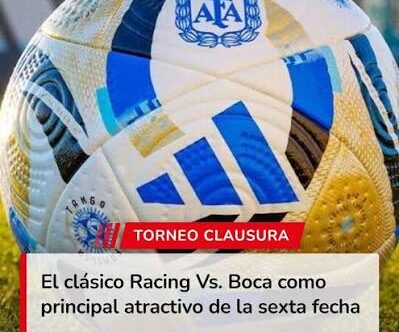 AFA: ESTE VIERNES COMIENZA LA SEXTA FECHA DEL FÚTBOL ARGENTINO