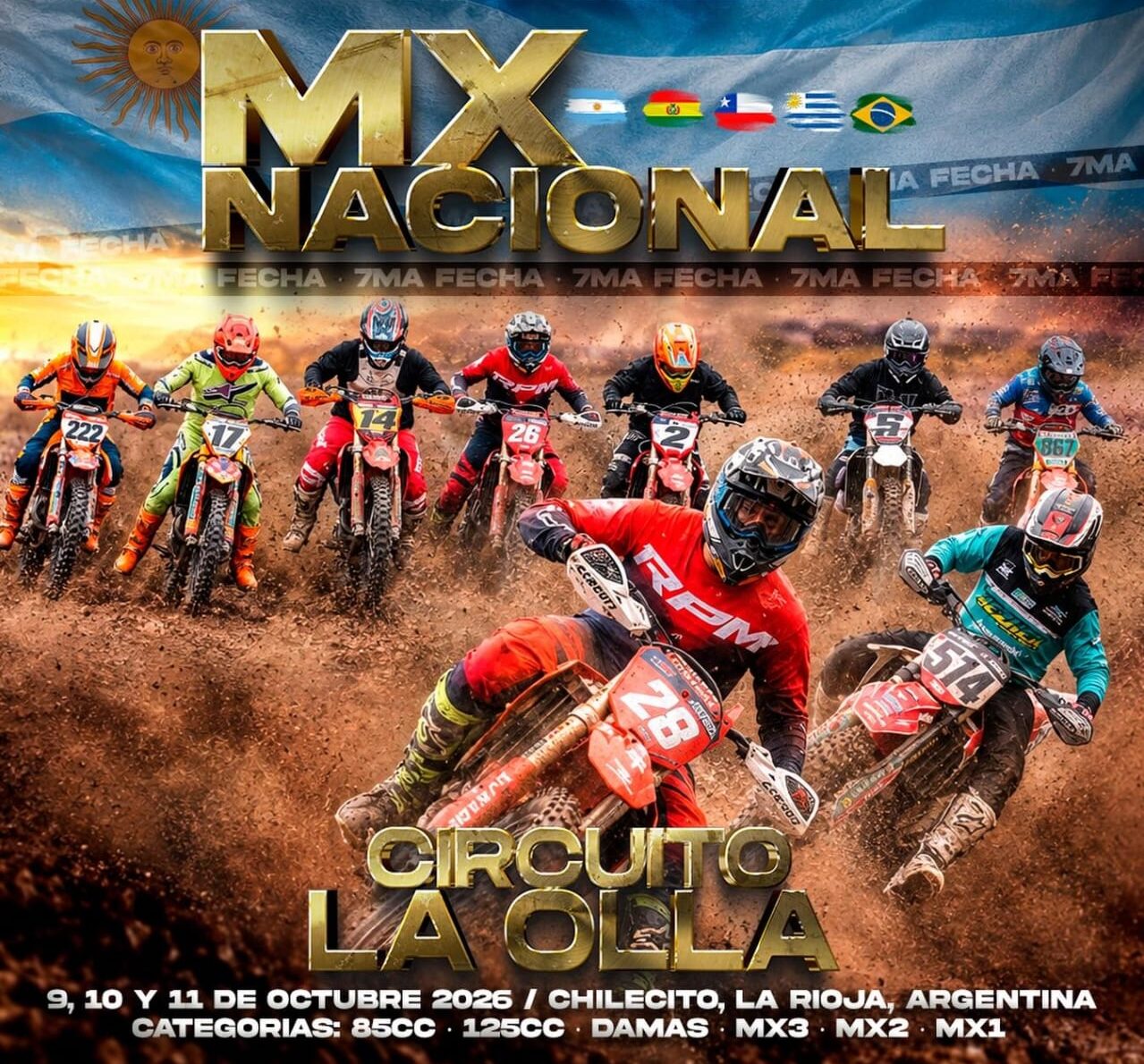MOTOCROSS: EL CAMPEONATO ARGENTINO SE PREPARA PARA LLEGAR A “LA OLLA” DE CHILECITO